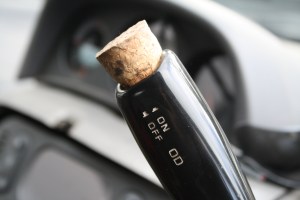 Cork gear lever