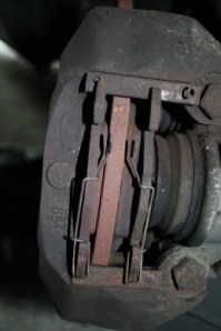 Disc brakes seized slider