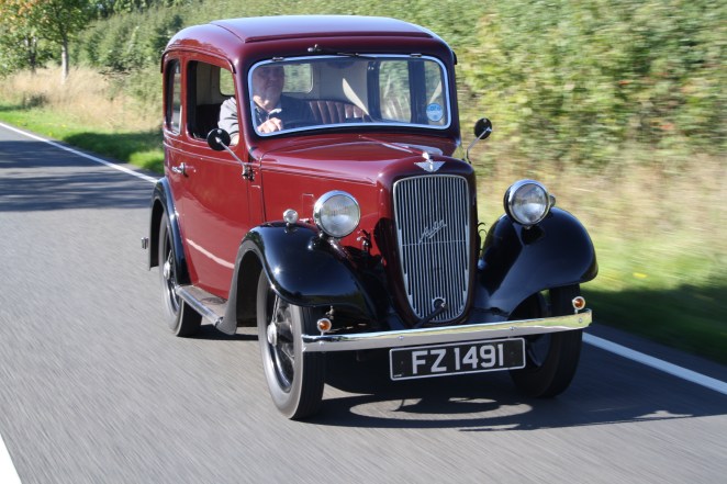 Austin Seven Ruby Ruby at speed. But not very much of it.