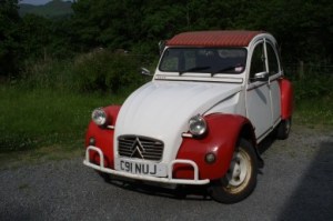 2CV Dolly red and white