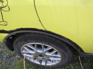 Vactan treated wheelarches