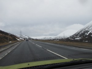 Very pretty, but thankfully the roads were clear