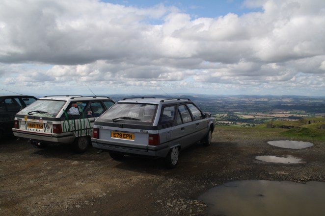 My new BX sits alongside my old one in 2012
