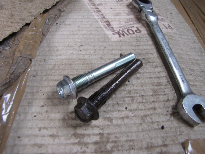 Caliper slider pins compared