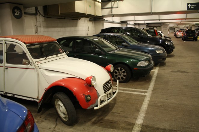 Elly the 2CV enjoys the freedom of Birmingham