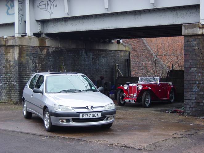 A very expensive car. And an MG TC