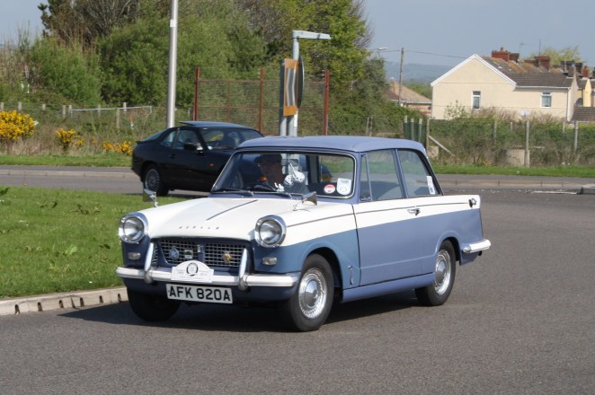 Triumph Herald is thoroughly charming and quite different too.
