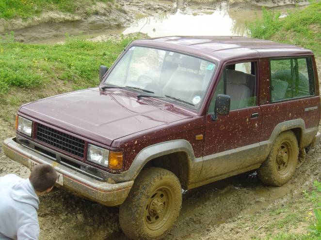 A hopeless vehicle, hopelessly stuck.