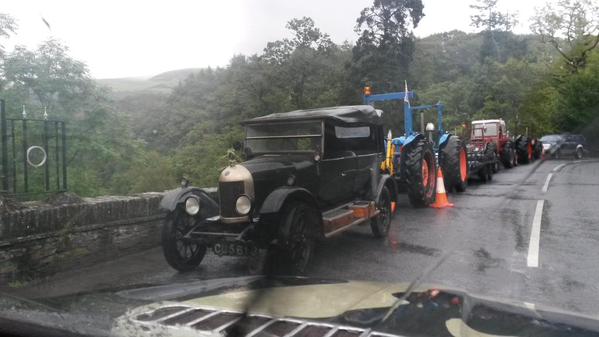 Lovely old Morris Cowley sitting in the rain.