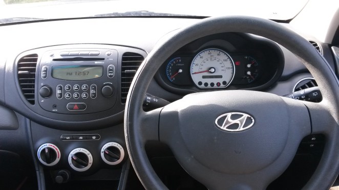 Acres of black plastic, and not particularly nice black plastic.