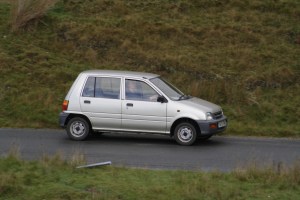Perodua Nippa at speed. Sort of.