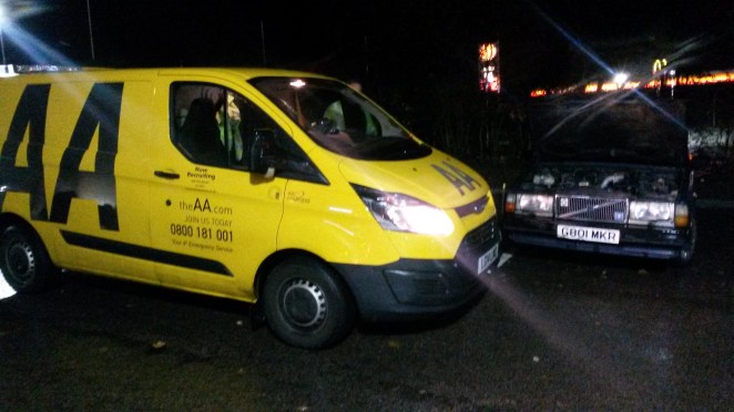 Speedy rescue work by The AA.