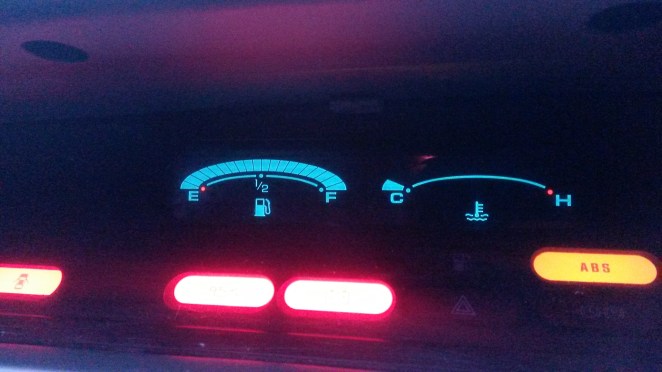 Flourescent dials add a touch of glamour.