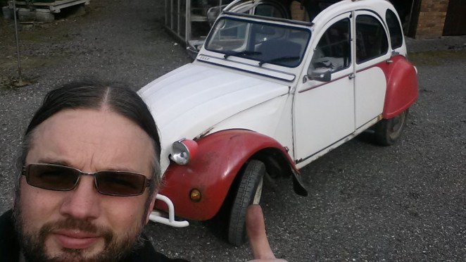 Man and machine about to be very busy.