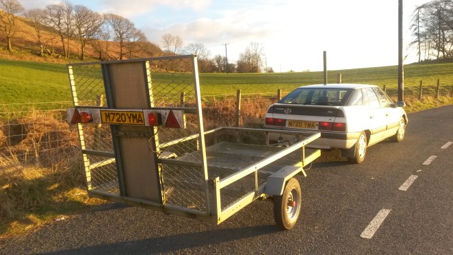 Huzzah! 2CV can now be transported.