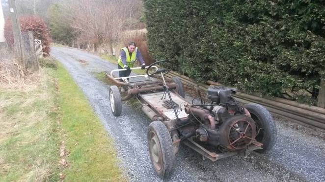 Manual labour. I did push as well. Honest.