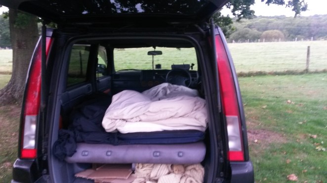 Not the most comfortable bed, but it is a bed nonetheless.