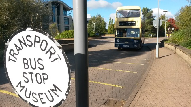 First bus, a fitting Fleetline.