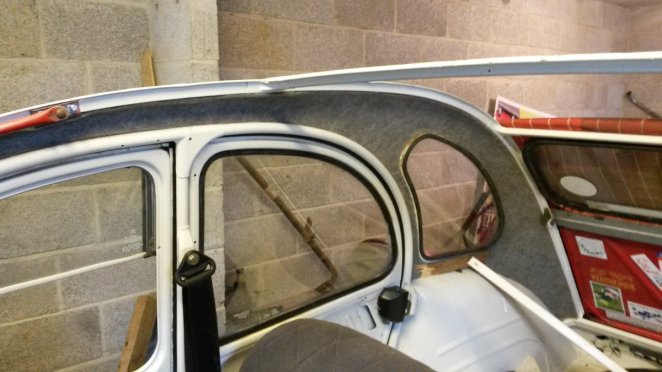 Voila! The trim is fitted. 