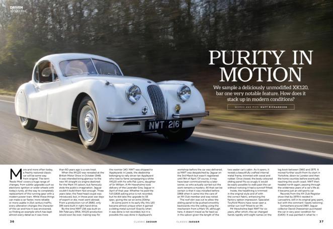 Just gorgeous - XK120 in Classic Jaguar